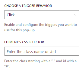 Popup Trigger Click